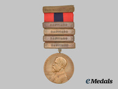 United States. A West Indies Naval Campaign Medal to Leading Seaman James Abbott, U.S.S. Massachusetts