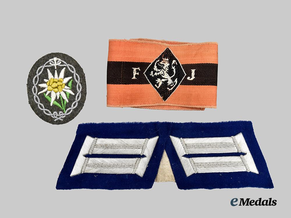 germany,_wehrmacht;_spain,_spanish_state._a_mixed_lot_of_cloth_insignia___m_n_c0869
