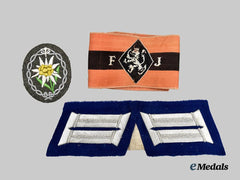 Germany, Wehrmacht; Spain, Spanish State. A Mixed Lot of Cloth Insignia