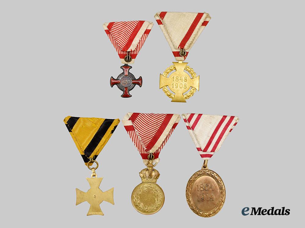 austria,_imperial._a_lot_of_five_austrian_decorations___m_n_c0883