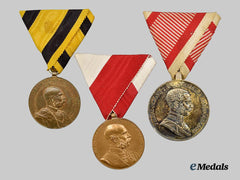 Austria, Imperial. A Lot of Three Austrian Medals