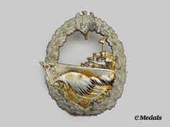 Germany, Kriegsmarine. A Destroyer War Badge, Refurbished Example