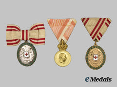 Austria, Empire. Three First War Period Medals
