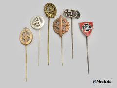 Germany, Third Reich. A Mixed Lot of Stick Pins for Military and Political Service