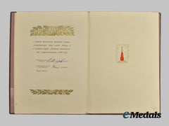 Russia, Soviet Union. A 1941 Stalin Prize Award Document, II Class to Sergey Vyshelessky, with Vyacheslav Molotov Signature