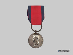 United Kingdom. A Waterloo Medal to Private William Holmes, 15th Kings Hussars