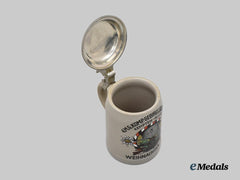 Germany, Heer. A Gebirgsjäger-Regiment 99 Machine Gun Company Christmas 1935 Commemorative Stein
