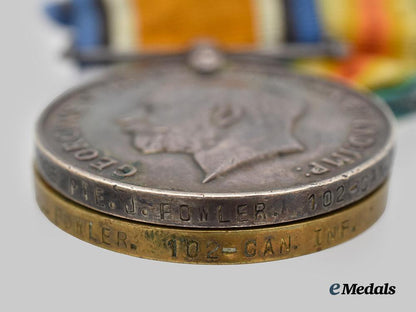canada,_c_e_f._a_first_war_medal_bar_to_pte._fowler,102nd_battalion,_wounded_at_vimy_ridge___m_n_c0982