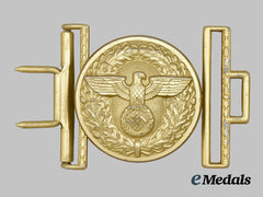 Germany, Third Reich. A NSDAP Political Leader Belt Buckle by Friedrich Linden