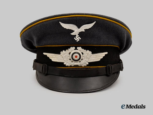 germany,_luftwaffe._a_flight_personnel/_fallschirmjäger_enlisted_ranks_visor_cap,_by_albert_kempf___m_n_c1023