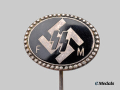 Germany, SS. A Sponsoring Member’s Lapel Pin, by Deschler & Sohn