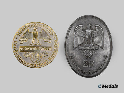 germany,_third_reich._a_pair_of_reichsnährstand_faithful_service_badges___m_n_c1039