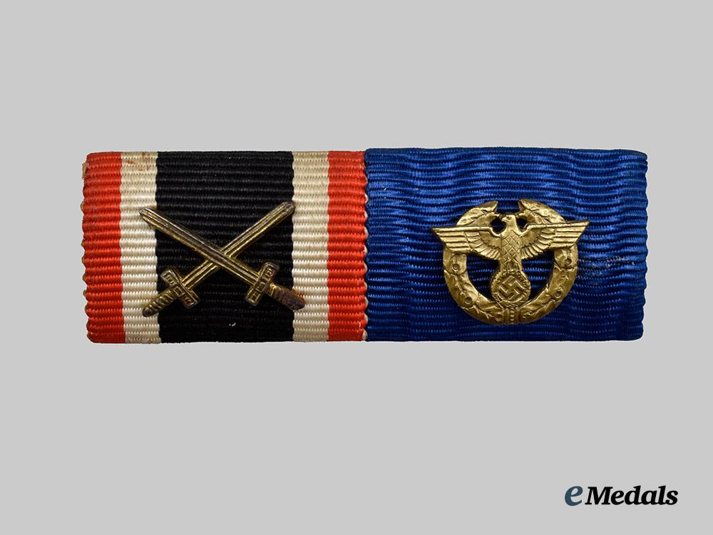 germany,_third_reich._a_pair_of_awards_for_customs_and_second_world_war_service,_with_matching_ribbon_bar___m_n_c1045