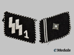 Germany, Third Reich. A SS Standarte-1 “Deutschland” Scharführer Collar Tabs