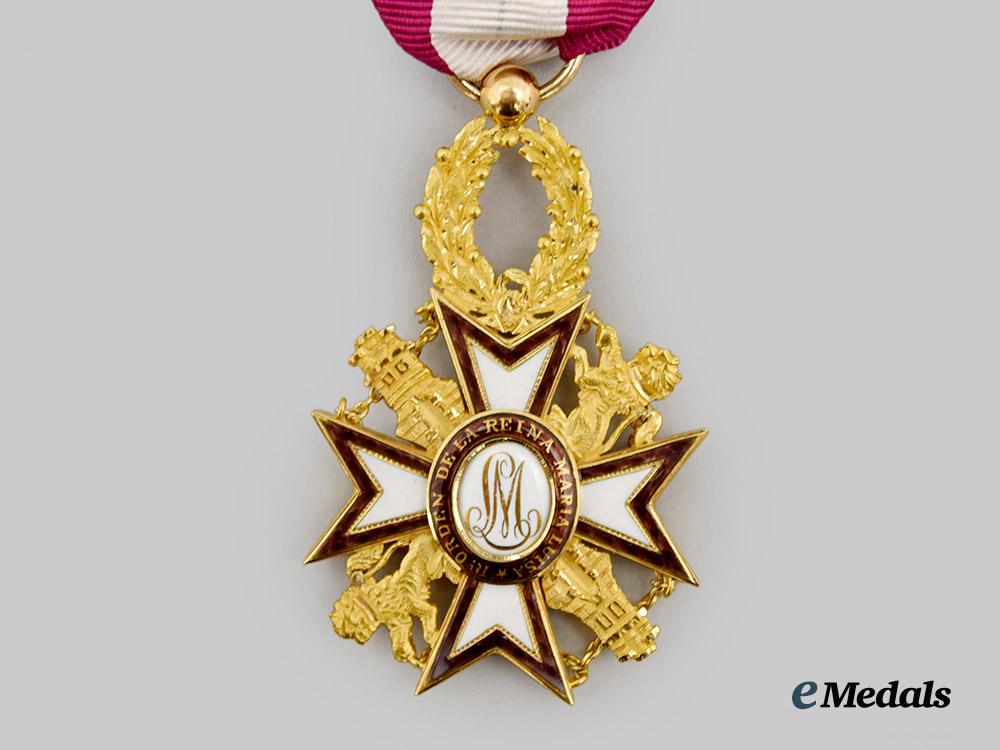 spain,_kingdom._a_royal_order_of_noble_dames_of_queen_maria_louisa,_cross_in_gold,_c.1870___m_n_c1079