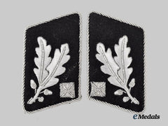 Germany, SS. A Rare and Mint Set of SS-Brigadeführer Collar Tabs, First Pattern