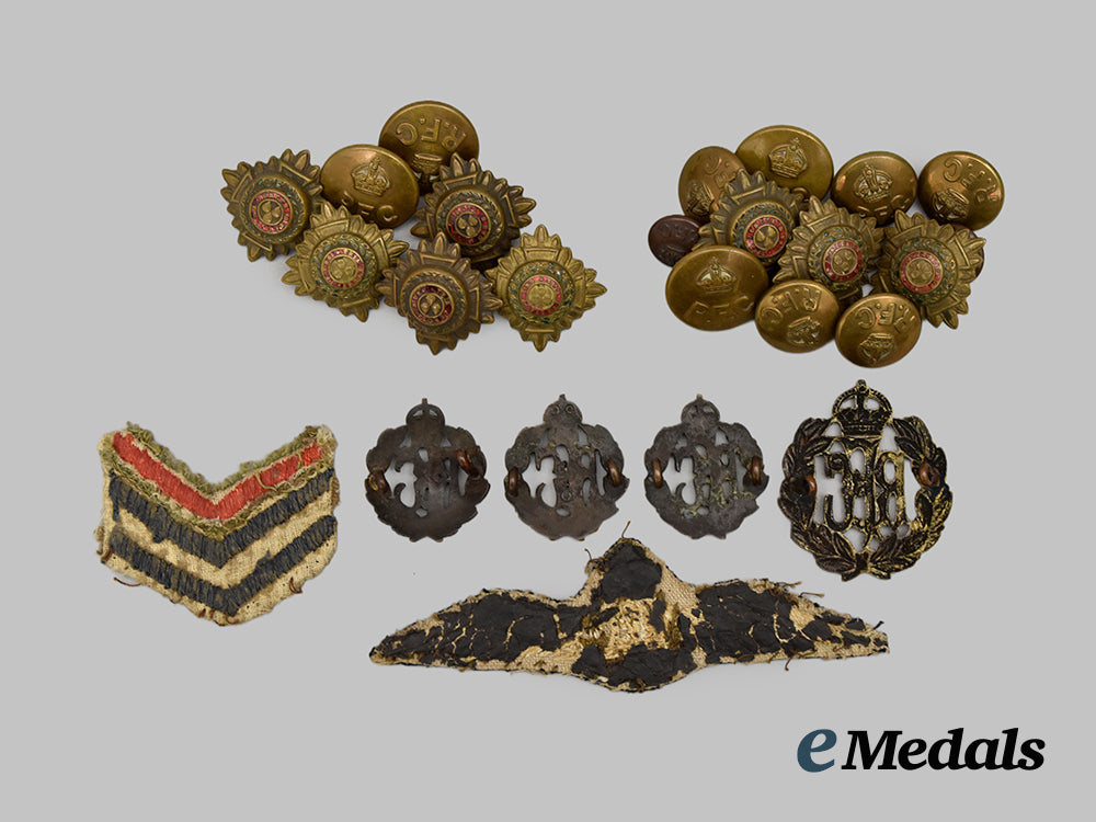 united_kingdom._an_untouched_lot_of_r_f_c_insignia___m_n_c1099