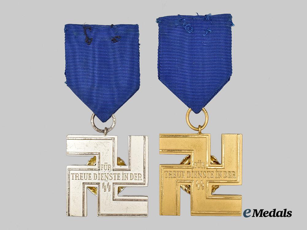 gemany,_federal_republic._a_pair_of_s_s_long_service_awards,_exhibition_examples_by_rudolf_souval,_c.1965___m_n_c1103