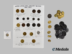 United States. Fifty-One United States Navy Uniform Buttons, c. 1900