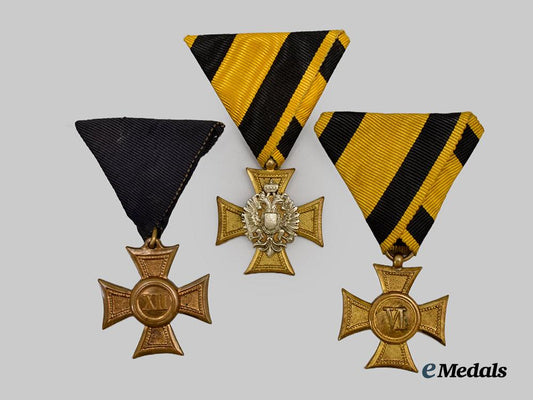 austria,_kingdom._a_lot_of_three_military_long_service_decorations___m_n_c1125