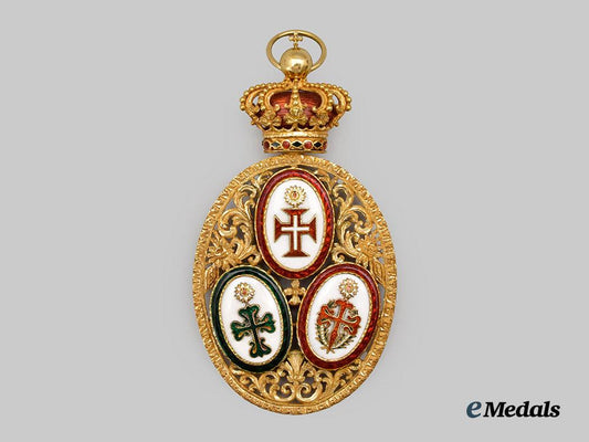 portugal,_kingdom._a_riband_of_the_three_orders,_grand_cross_in_gold,_c.1880___m_n_c1133