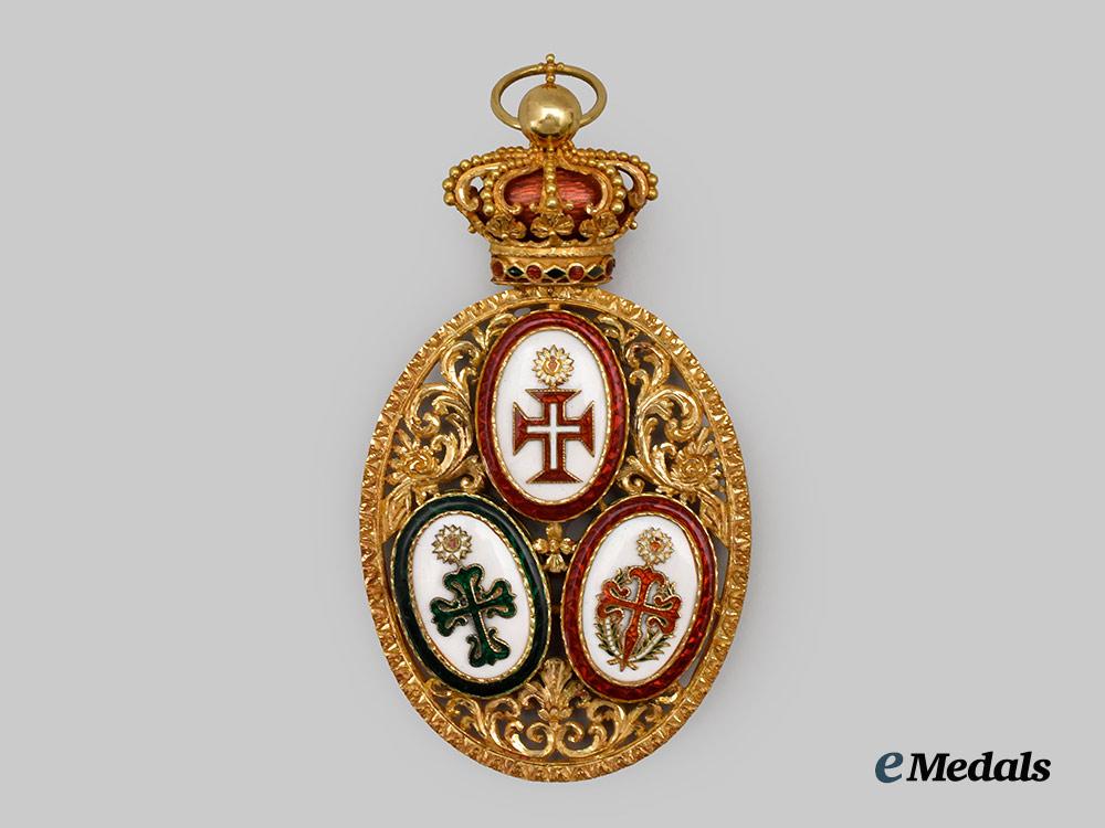 portugal,_kingdom._a_riband_of_the_three_orders,_grand_cross_in_gold,_c.1880___m_n_c1135
