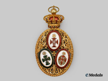 portugal,_kingdom._a_riband_of_the_three_orders,_grand_cross_in_gold,_c.1880___m_n_c1135