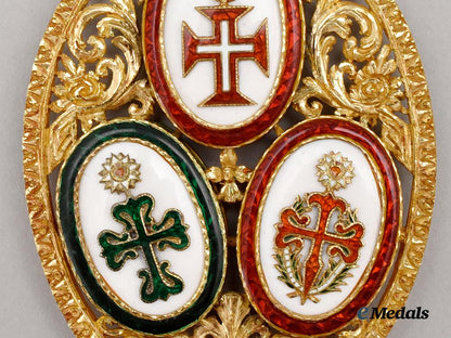 portugal,_kingdom._a_riband_of_the_three_orders,_grand_cross_in_gold,_c.1880___m_n_c1136