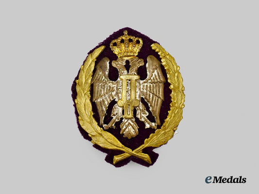 yugoslavia,_kingdom._an_army_officer's_cap_badge,_c.1940___m_n_c1152