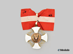 Italy, Kingdom. An Order of the Crown, Commander in Gold