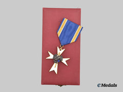 Estonia, Republic. A White Cross Of The Home Guard, III Class in Case
