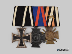 Germany, Imperial. A Medal Bar for a First World War Combatant