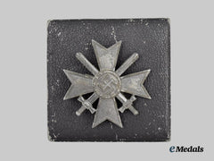 Germany, Wehrmacht. A War Merit Cross I Class with Swords and Case, Late-War Example by Wilhelm Deumer