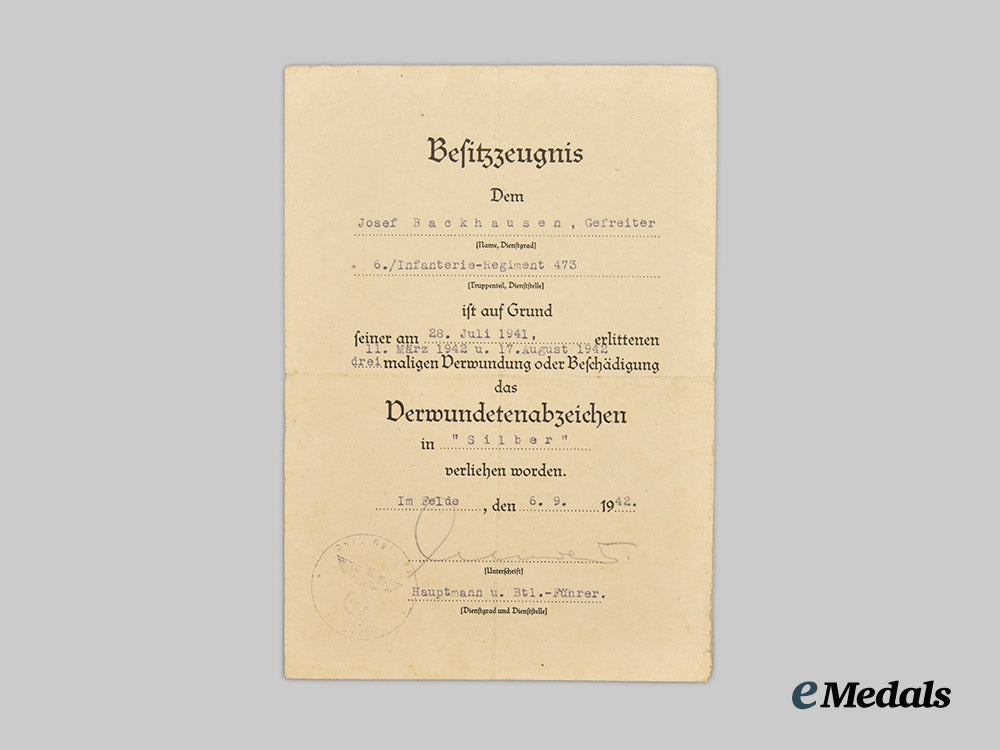 germany,_heer._a_lot_of_award_documents_to_unteroffizier_josef_backhausen,_eastern_front_combatant___m_n_c1290
