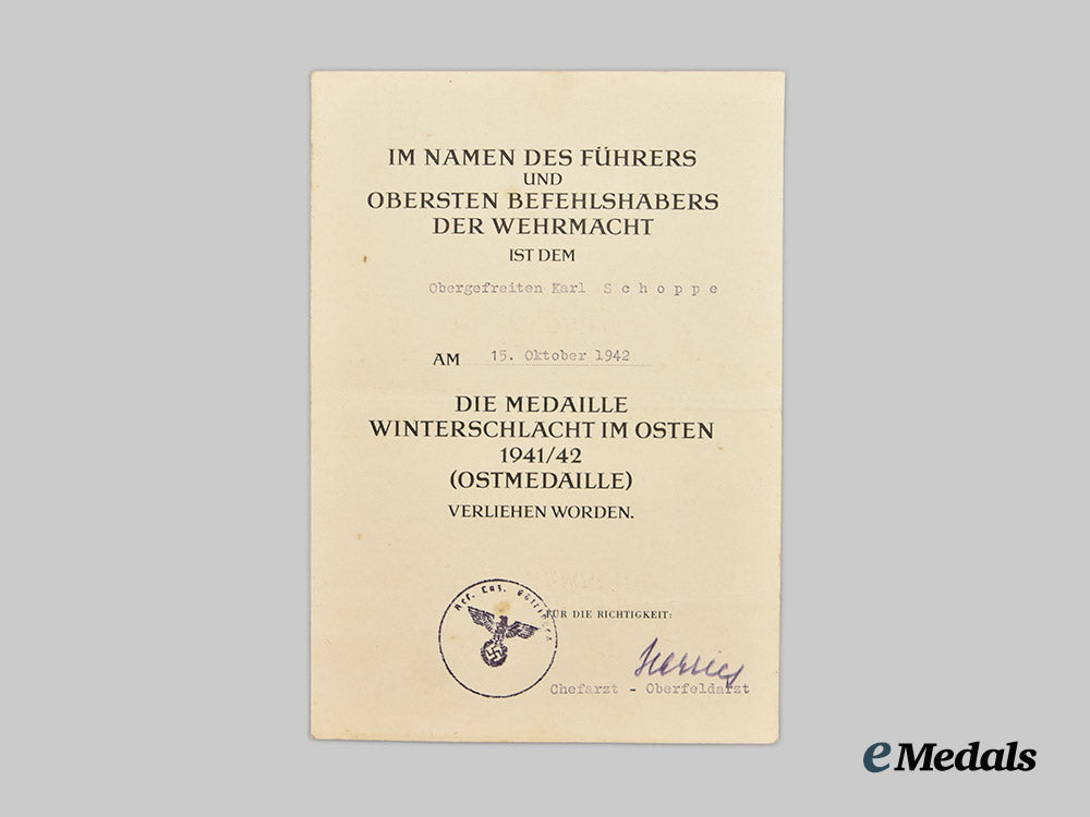 germany,_luftwaffe._a_rare_lot_of_awards_and_documents_to_obergefreiter_karl_schoppe,_fallschirmäger-_regiment2___m_n_c1319