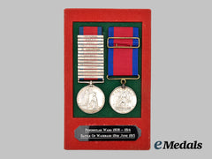 United Kingdom. A MGS and Waterloo Medal Pair Attributed to Assistant Commissary Samuel John Tibbs, Field Train Department of the Ordnance