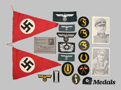 Germany, Third Reich. A Mixed Lot of Insignia and Photographs