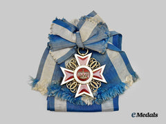 Romania, Kingdom. An Order of the Romanian Crown, Grand Cross