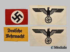Germany, Third Reich. A Mixed Lot of Uniform Insignia