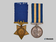 United Kingdom. An Egypt Pair to Boy 1st Class Joseph Dyer, H.M.S. Hecla