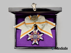 Japan, Empire. An Order of the Sacred Treasure, IV Class with Case for Ladies