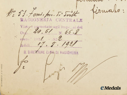 italy,_kingdom._a_final_decision_from_king_vittorio_emanuele_i_i_i_regarding_the_pension_of_giceppa_alberto,_c.1921___m_n_c1431