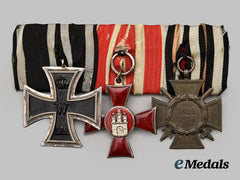 Germany, Imperial. A Medal Bar for a First World War Combatant