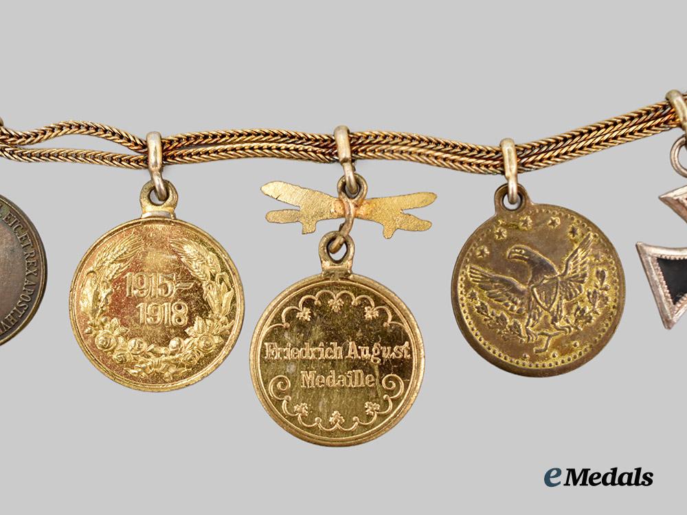 germany,_imperial._a_pair_of_miniature_medal_chains_for_first_world_war_and_freikorps_service___m_n_c1487