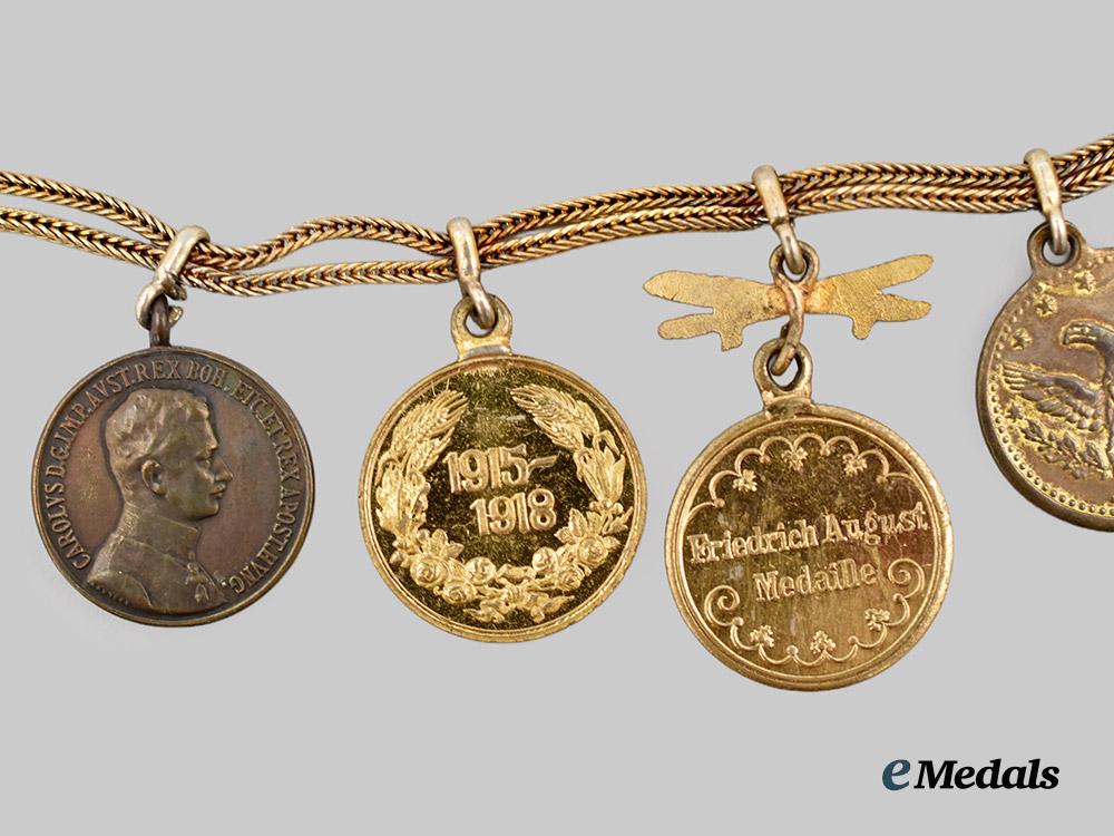 germany,_imperial._a_pair_of_miniature_medal_chains_for_first_world_war_and_freikorps_service___m_n_c1488
