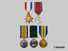 Canada, CEF. A First War Group to Company Sergeant Major Scanes, 27th Battalion