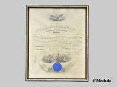United States. A Document Signed by 21st President of the United States Chester A. Arthur