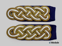 Germany, Kriegsmarine. A Rare Set of Konteradmiral Shoulder Boards