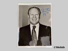 United States. A Signed Photograph of 38th President of the United States Gerald Ford to Jim Higgins