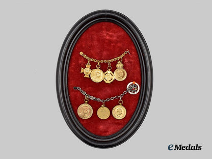 austria,_imperial._a_pair_of_framed_miniature_medal_chains___m_n_c1620